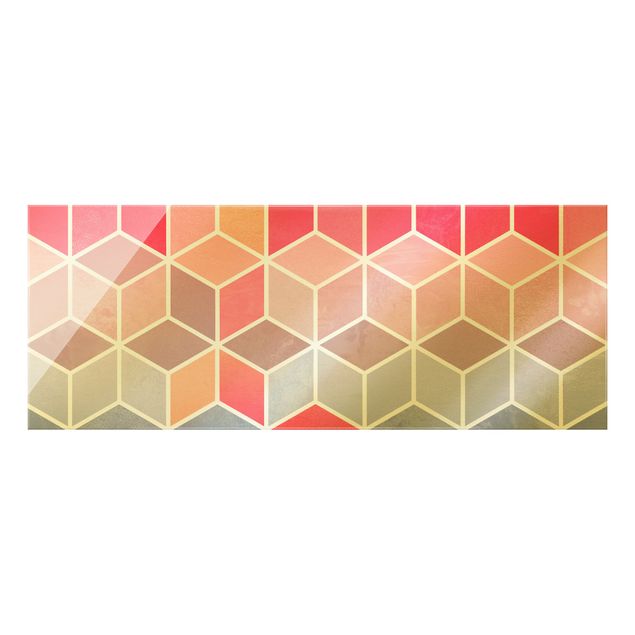 Cuadros Elisabeth Fredriksson Golden Geometry - Colourful Pastel