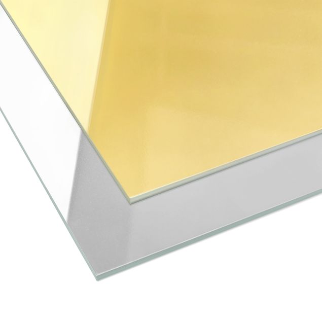 Tableros magnéticos de vidrio Golden Geometry - Turquoise Art Deco