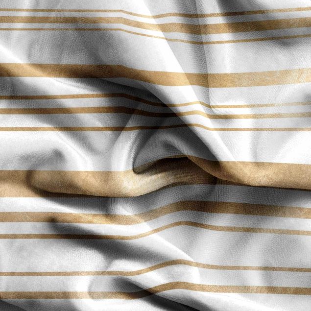 cortinas a rayas verticales Golden Glitter Stripes