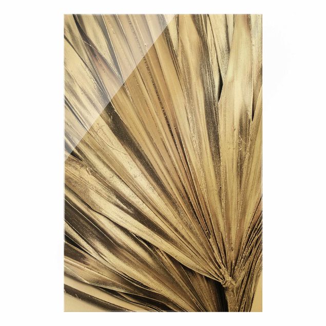 Cuadros Golden Palm Leaves