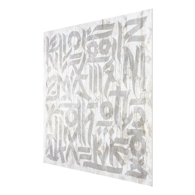 Tableros magnéticos de vidrio Graffiti Art Calligraphy