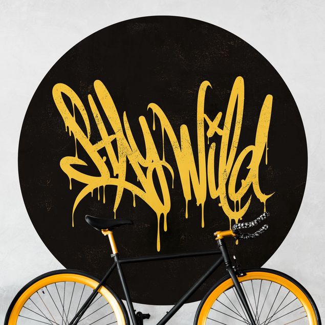 Papel pintado grafiti Graffiti Art Stay Wild