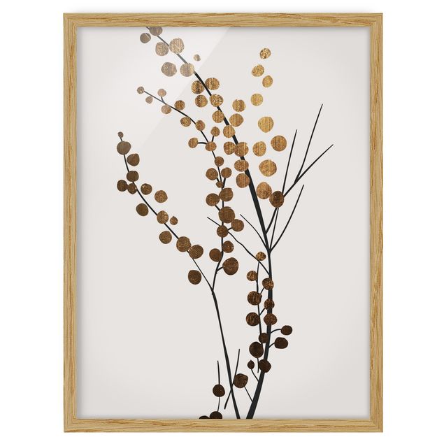 Cuadros plantas Graphical Plant World - Berries Gold