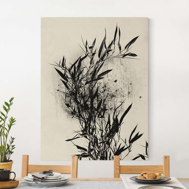 Decoración de cocinas Graphical Plant World - Black Bamboo