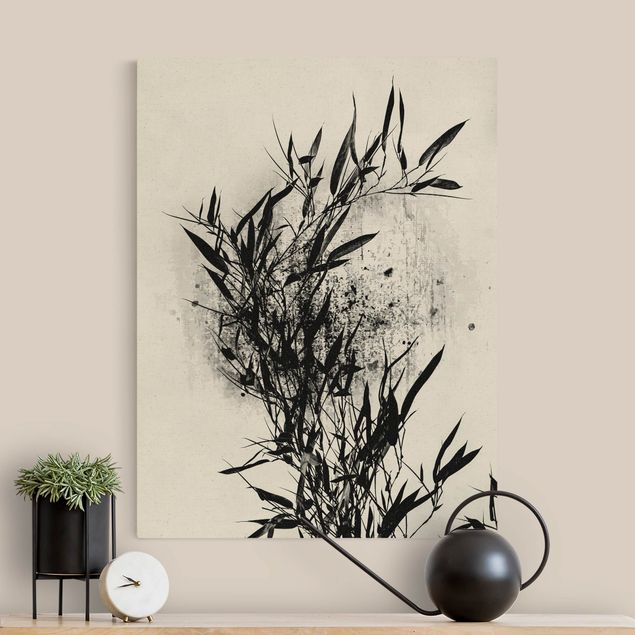 Cuadros de peces Graphical Plant World - Black Bamboo