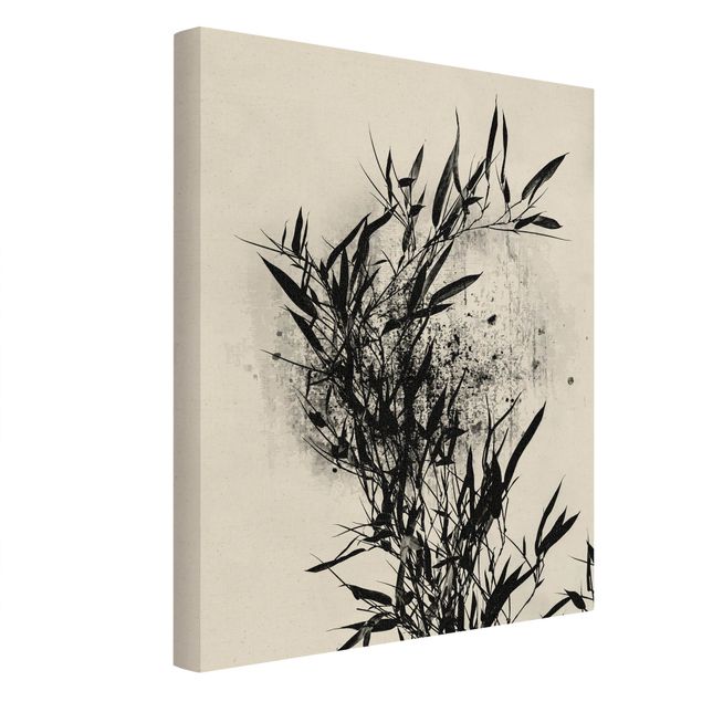 Lienzos de flores Graphical Plant World - Black Bamboo