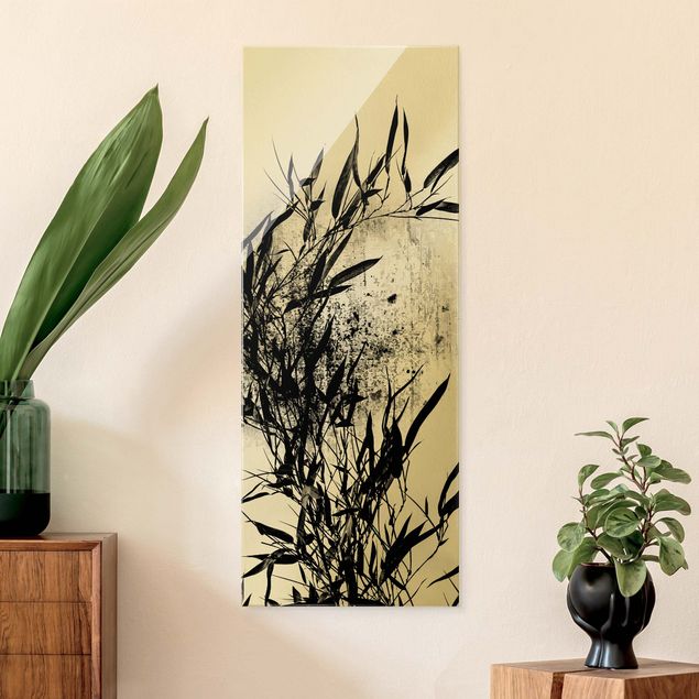 Cuadros peces Graphical Plant World - Black Bamboo