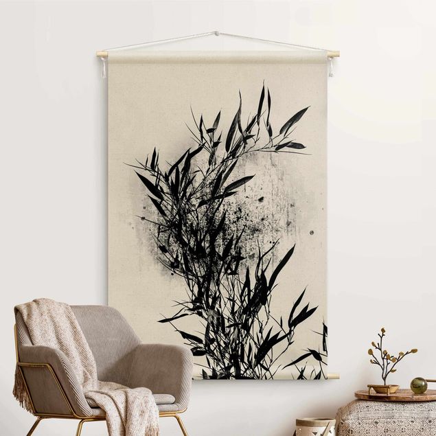 Tapices modernos para pared Graphical Plant World - Black Bamboo