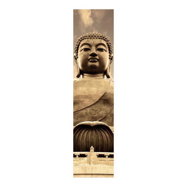 Cortinas japonesas Big Buddha Sepia