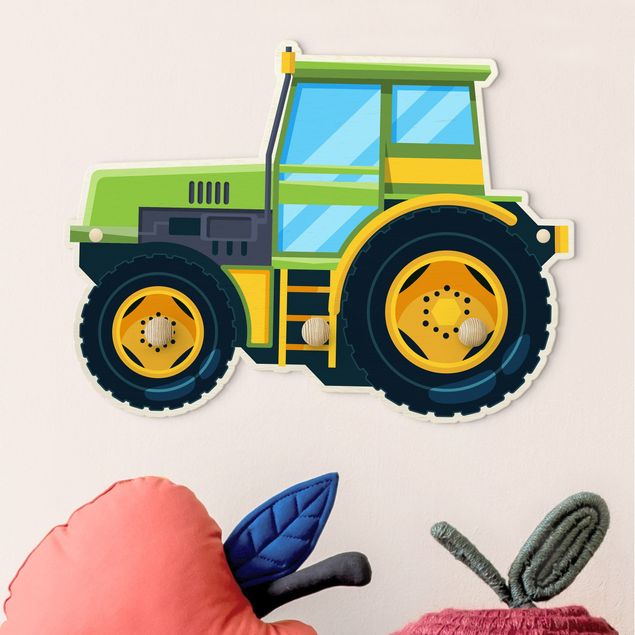 Decoración habitación infantil Green Tractor