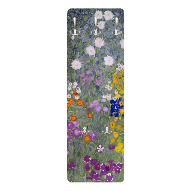 Percheros de pared de flores Gustav Klimt - Cottage Garden