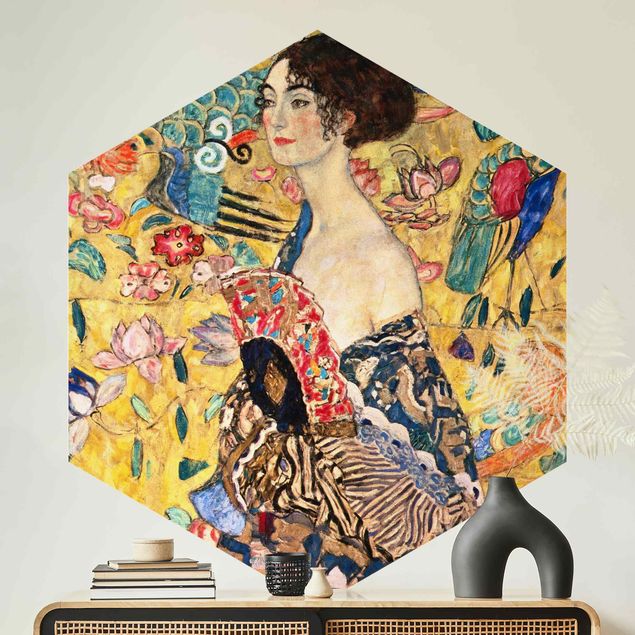 Decoración de cocinas Gustav Klimt - Lady With Fan