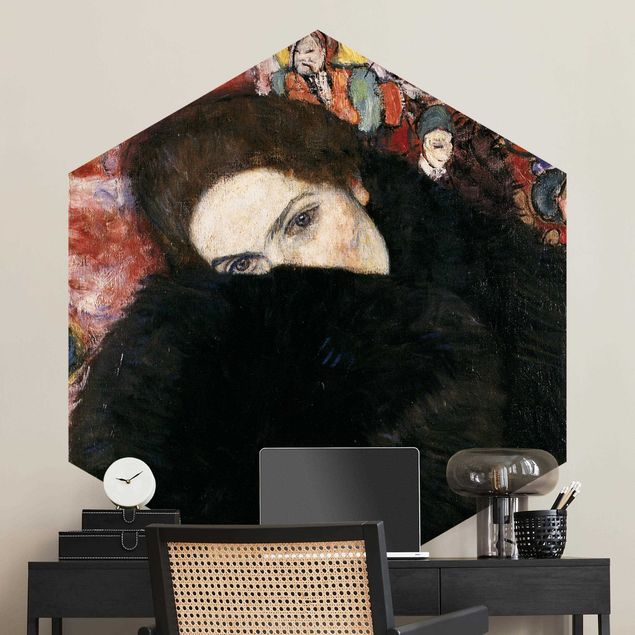 Decoración de cocinas Gustav Klimt - Lady With A Muff
