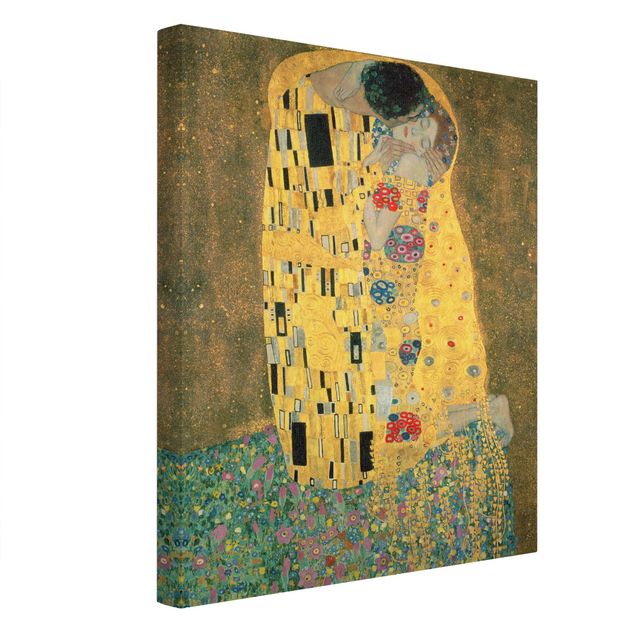 Lienzos de cuadros famosos Gustav Klimt - The Kiss