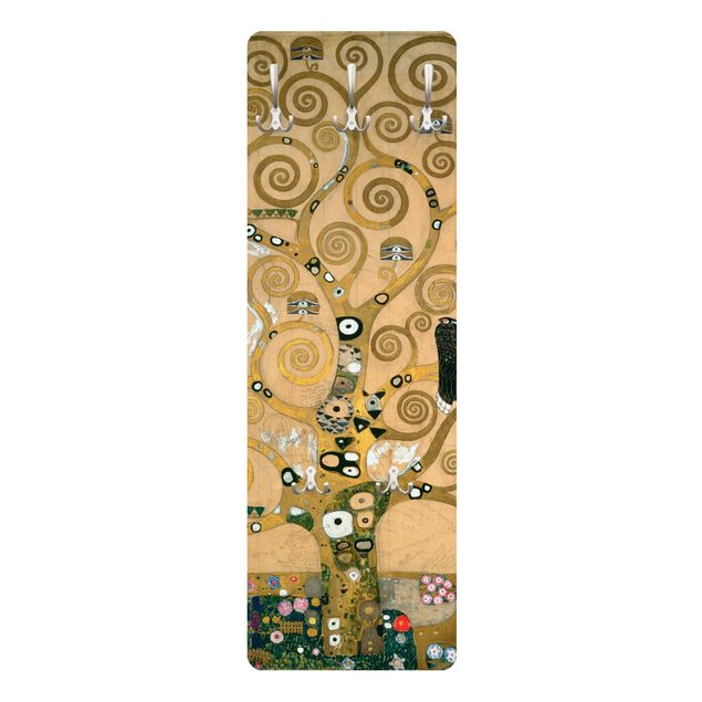 Percheros de pared de paisajes Gustav Klimt - The Tree of Life