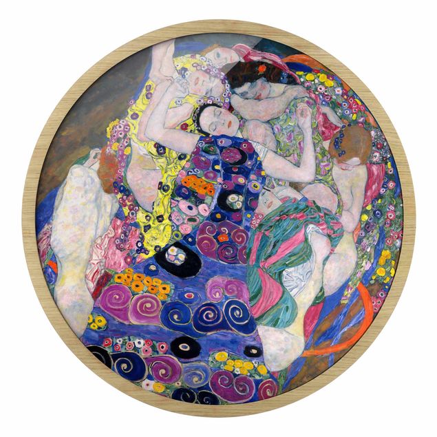 Cuadro redondo Gustav Klimt - The Virgin
