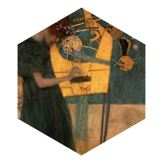 Papel pintado moderno Gustav Klimt - Music