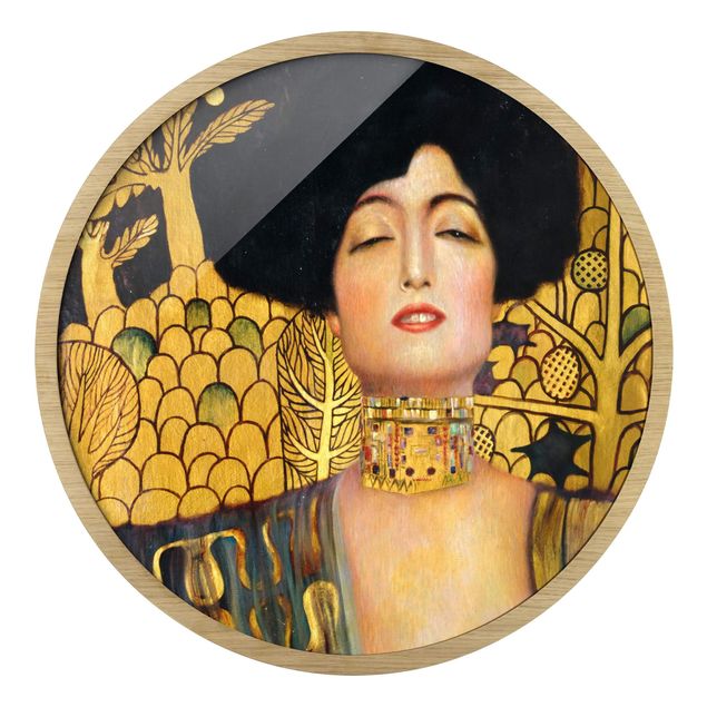 Cuadro redondo Gustav Klimt - Judith I
