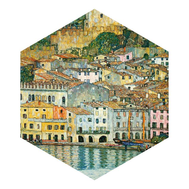 Papel pintado moderno Gustav Klimt - Malcesine On Lake Garda