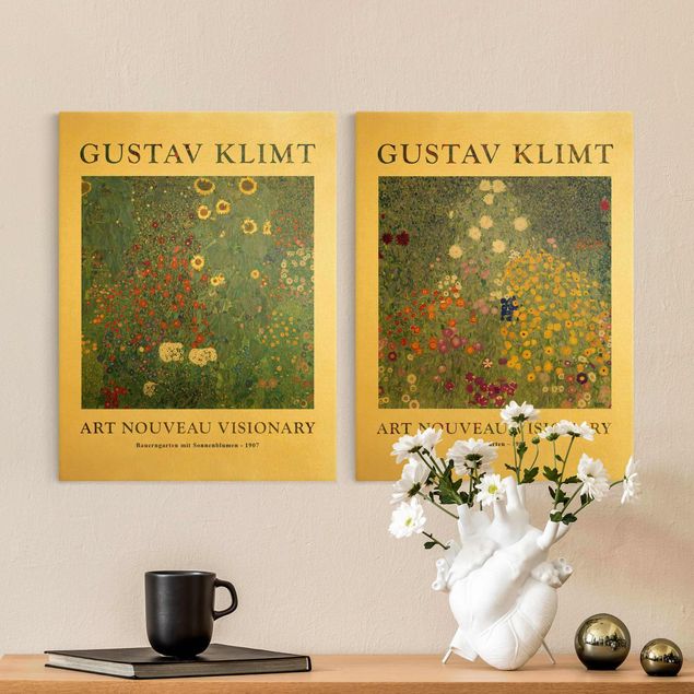 Cuadros Art deco Gustav Klimt - Farmer's Garden - Museum Edition