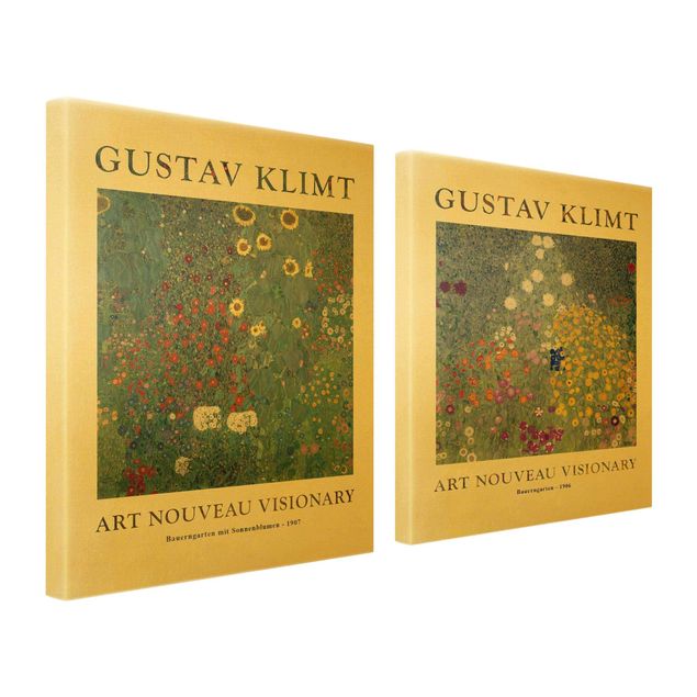 Cuadros de flores Gustav Klimt - Farmer's Garden - Museum Edition