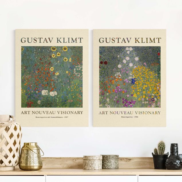 Cuadros Art deco Gustav Klimt - Farmer's Garden - Museum Edition