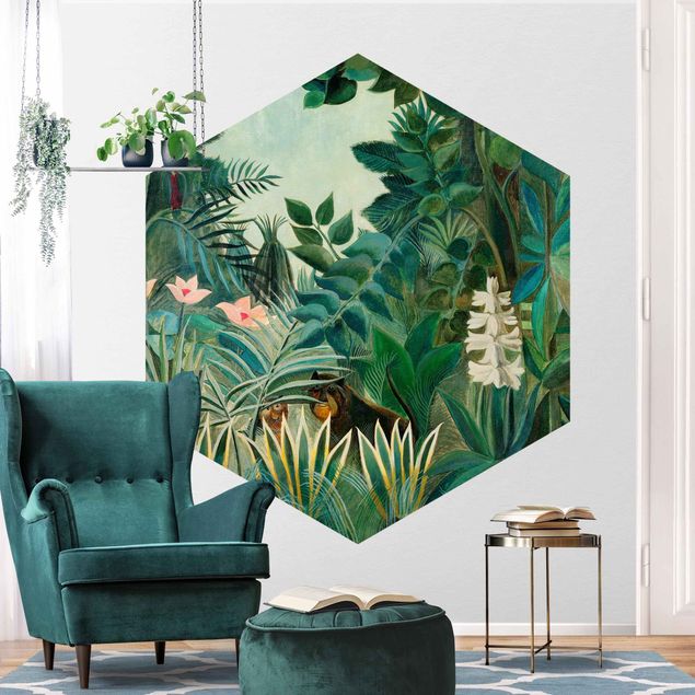Papeles pintados modernos Henri Rousseau - The Equatorial Jungle
