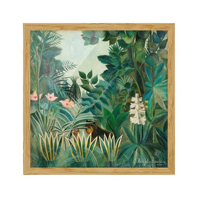 Cuadros selva Henri Rousseau - The Equatorial Jungle