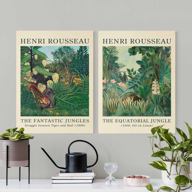 Cuadros de tigres Henri Rousseau - Museum Edition The Equatorial Jungle