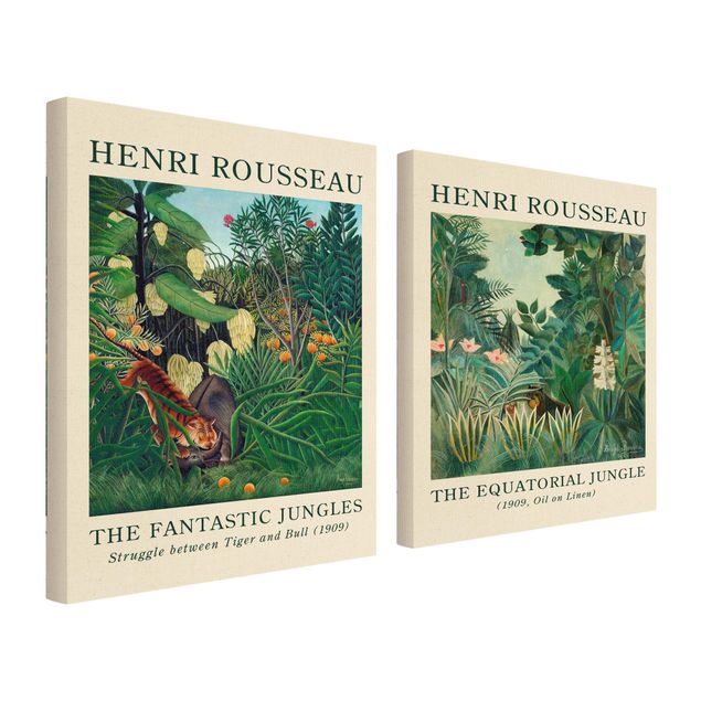 Cuadros de paisajes naturales  Henri Rousseau - Museum Edition The Equatorial Jungle