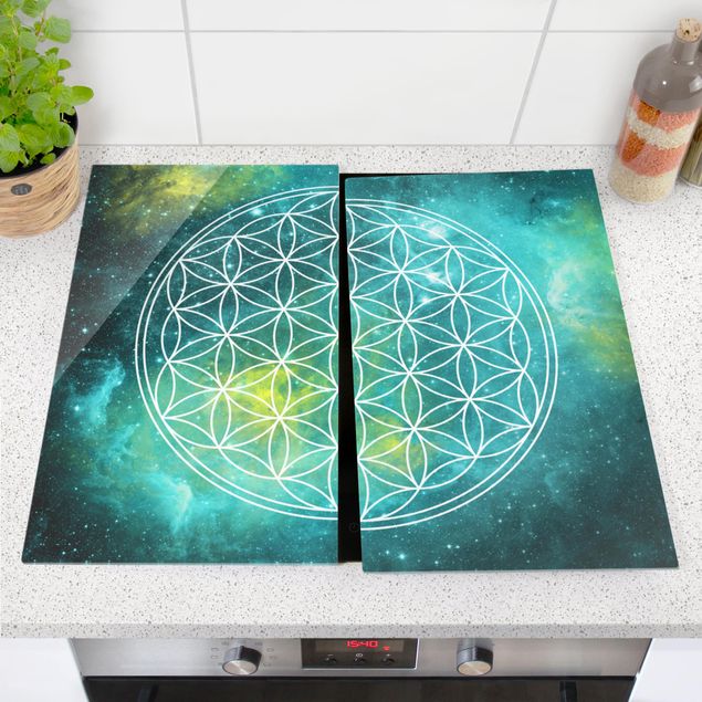 Cubre vitrocerámicas Flower Of Life In Starlight