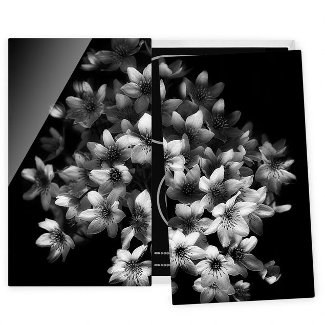 Cubre vitrocerámicas flores Dark Clematis Bunch