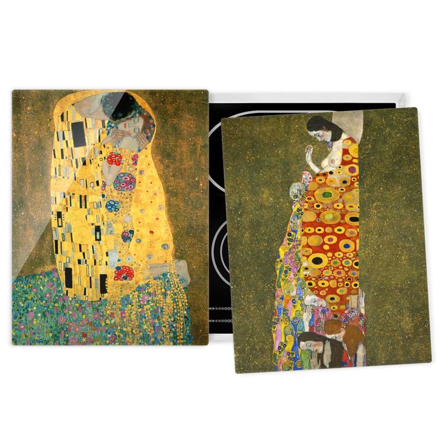 Cuadros Art deco Gustav Klimt - Kiss And Hope