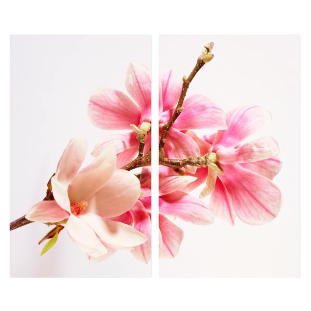 Cubre vitrocerámicas flores Magnolia Blossoms