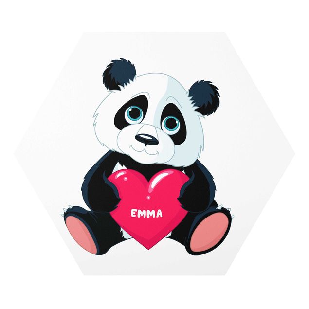 Cuadros modernos Panda With Heart