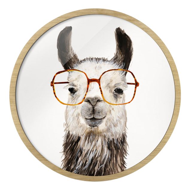 Cuadros Hip Lama With Glasses IV
