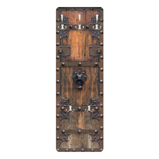 Percheros de pared marrones Historical Wooden Door