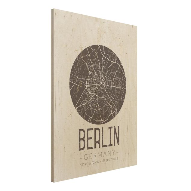 Decoración de cocinas City Map Berlin - Retro