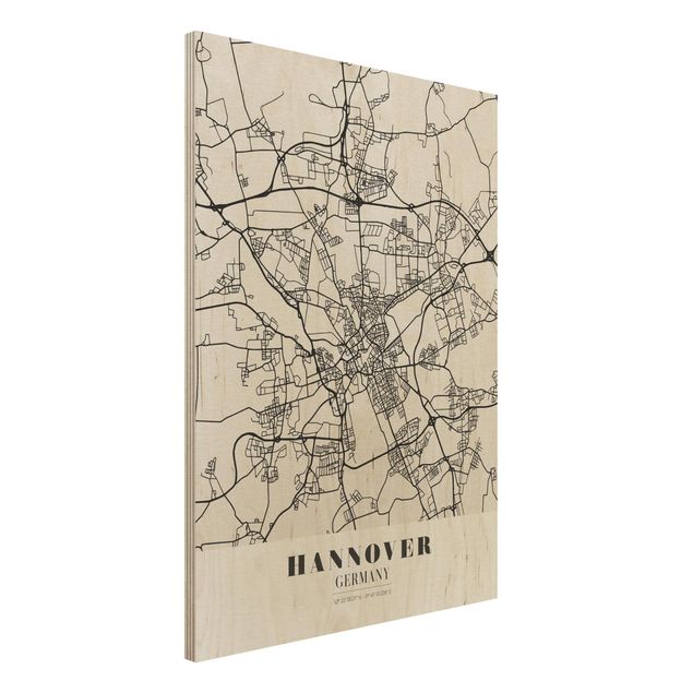 Decoración cocina Hannover City Map - Classic
