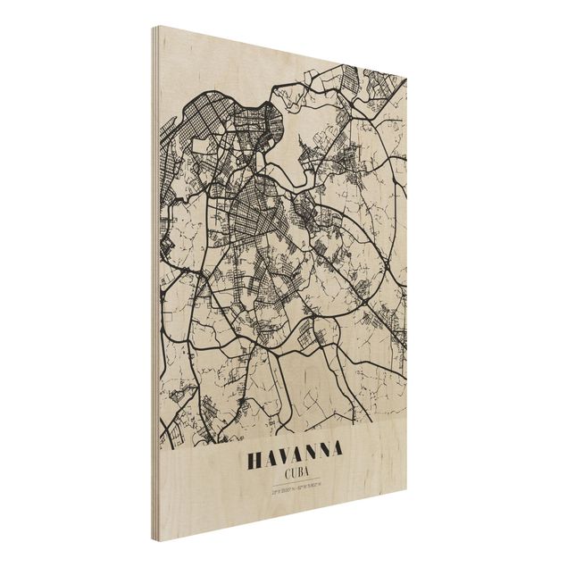Decoración de cocinas Havana City Map - Classic