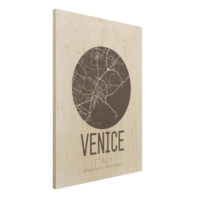 Decoración cocina Venice City Map - Retro