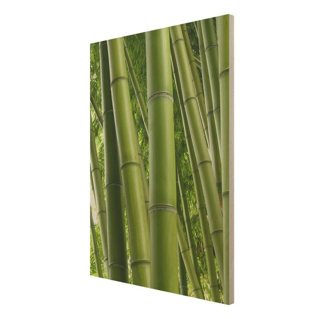 Cuadros de madera paisajes Bamboo Trees No.1