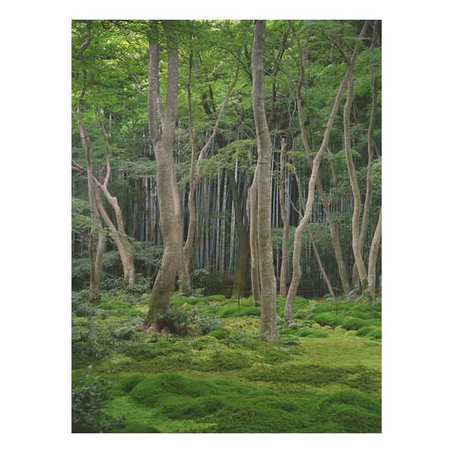 Cuadros de madera flores Japanese Forest