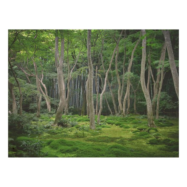 Cuadros de madera flores Japanese Forest