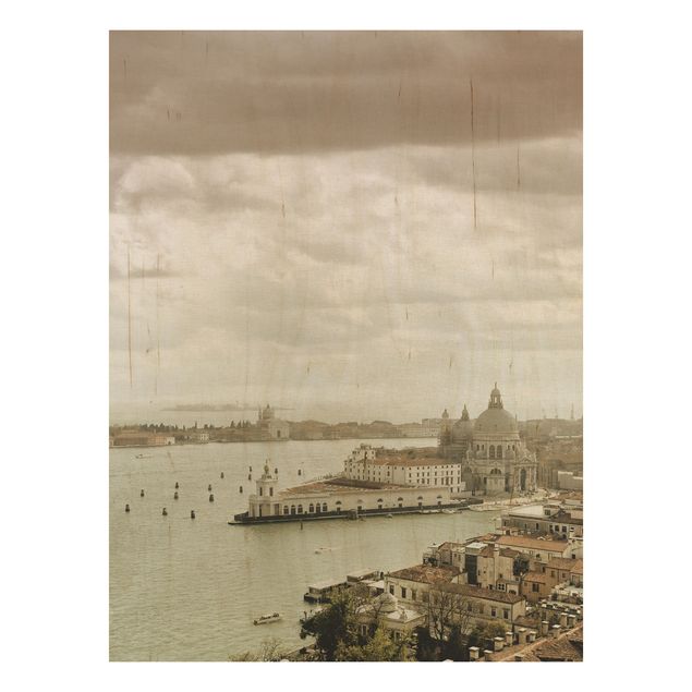 cuadros de madera vintage Lagoon Of Venice