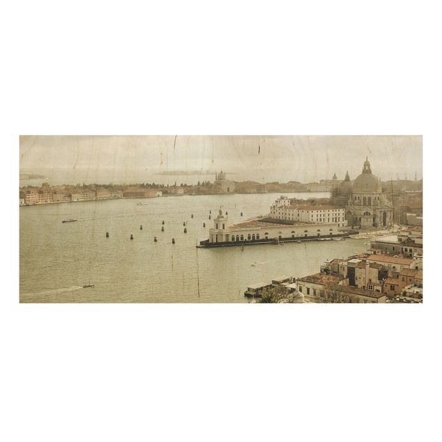 cuadros de madera vintage Lagoon Of Venice