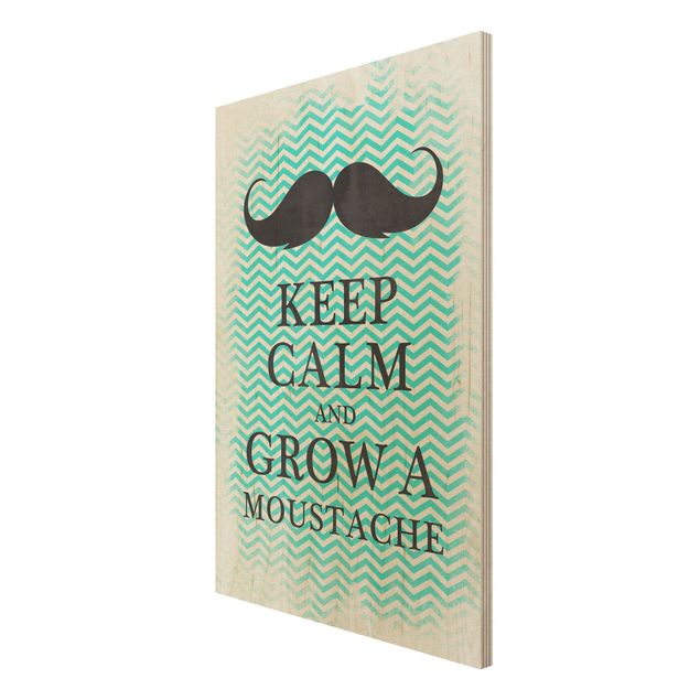 Cuadros modernos No.YK26 Keep Calm And Grow A Mustache