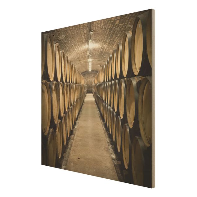 cuadros de madera decorativos Wine cellar