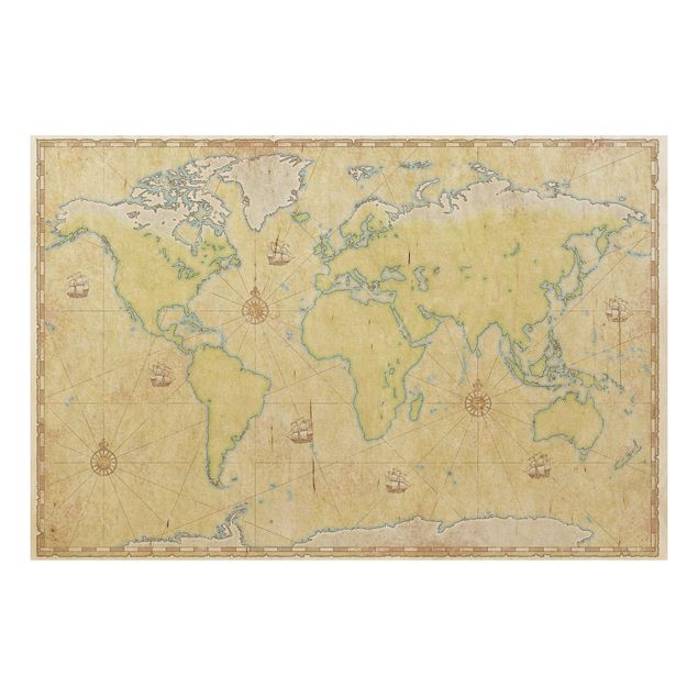 Cuadros modernos World Map