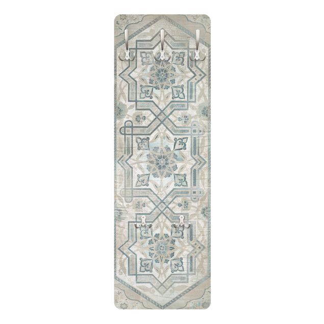 Perchero pared blanco Wood Panels Persian Vintage III